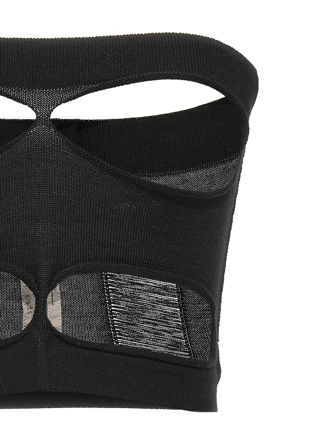 Rick Owens Black Wool Tank Tops