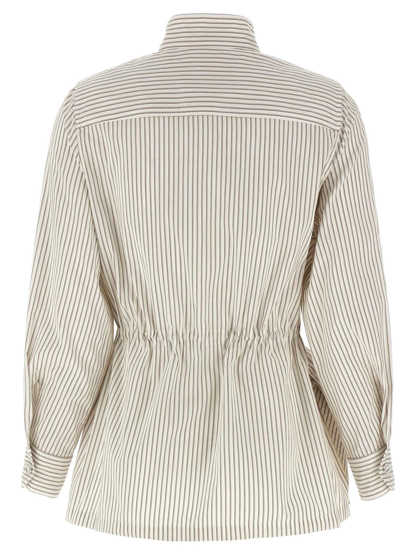 White Cotton Shell Jacket