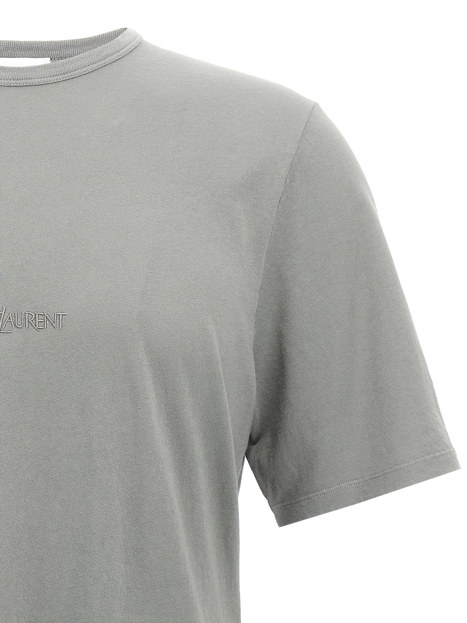 Gray Cotton T-Shirt