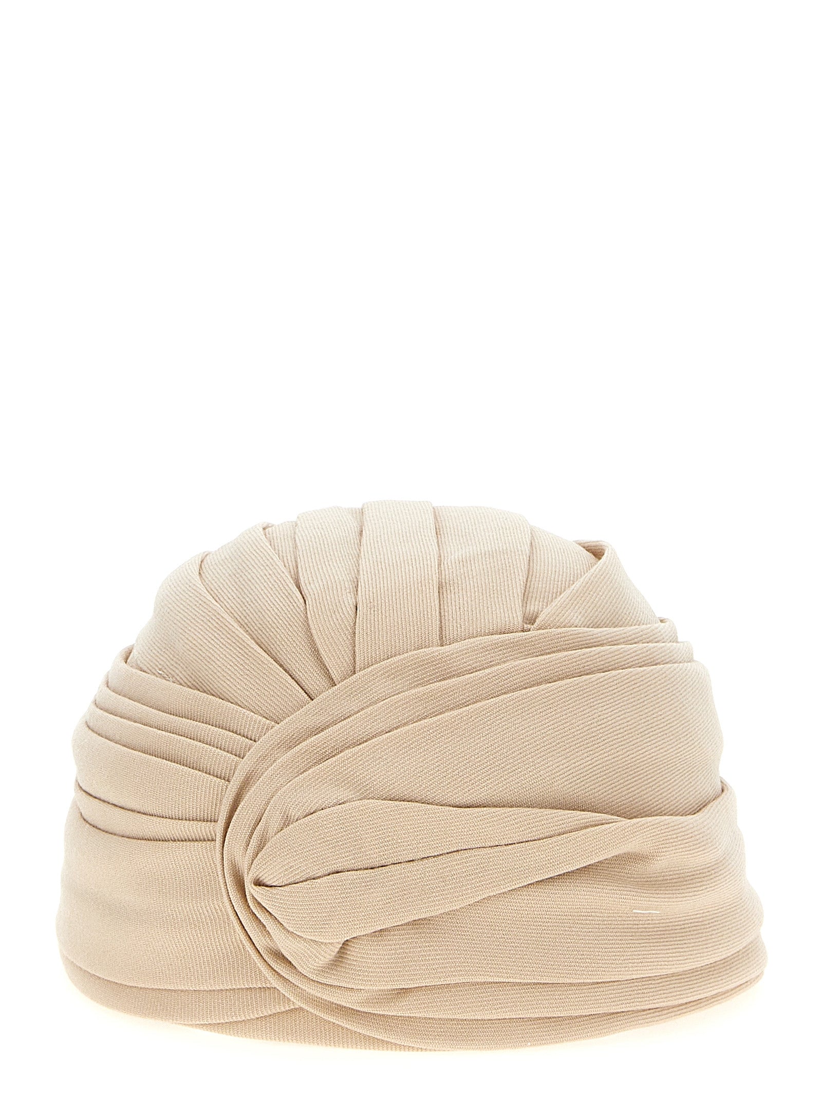 Beige Virgin Wool Hat