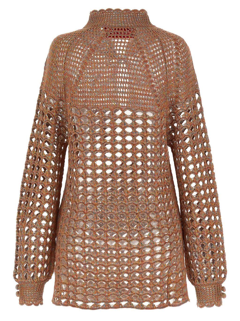 Valentino Garavani Multicolor Linen Cardigan