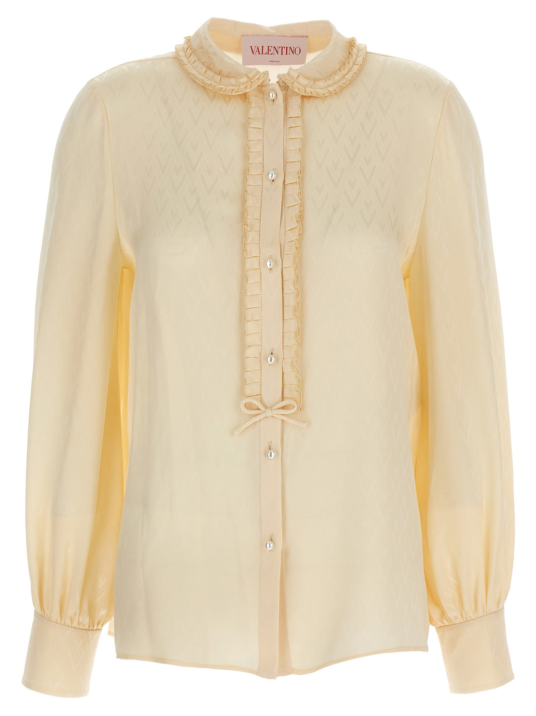 Valentino Garavani Beige Silkebluse