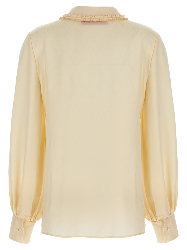 Valentino Garavani Beige Silkebluse