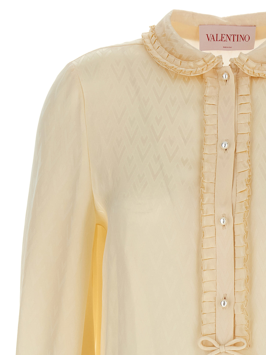 Valentino Garavani Beige Silkebluse