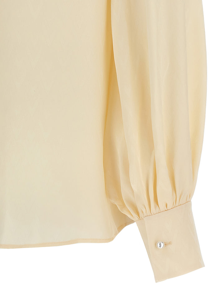 Valentino Garavani Beige Silkebluse