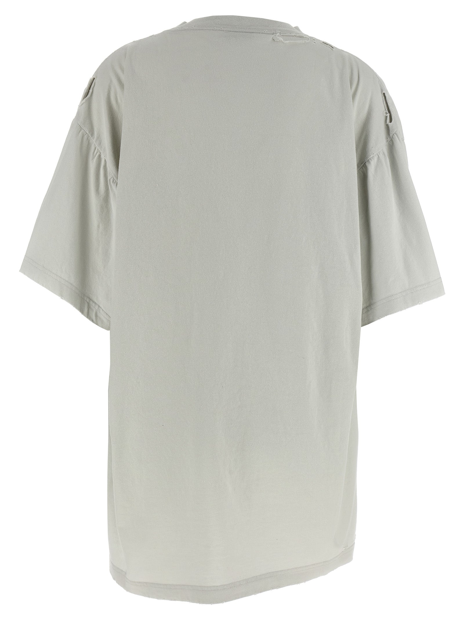 Balenciaga Gray Cotton T-Shirt