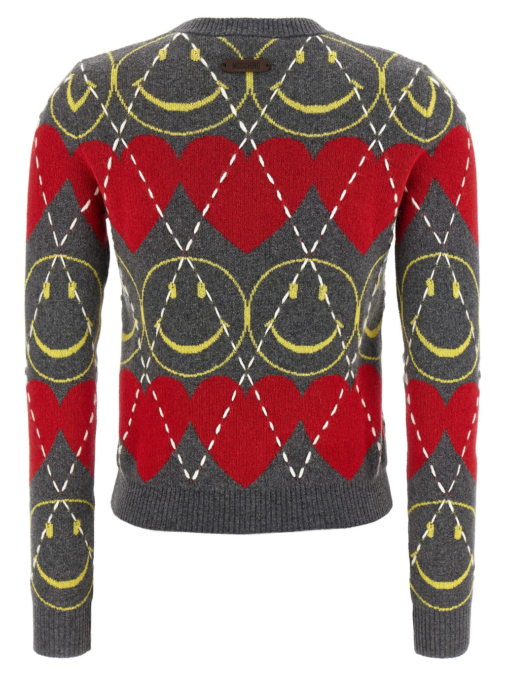 Moschino Multicolor Wool Cardigan