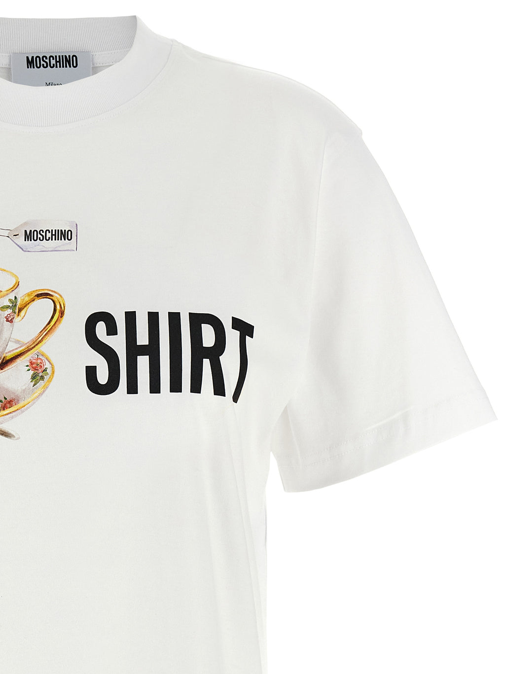 Moschino White Cotton T-Shirt