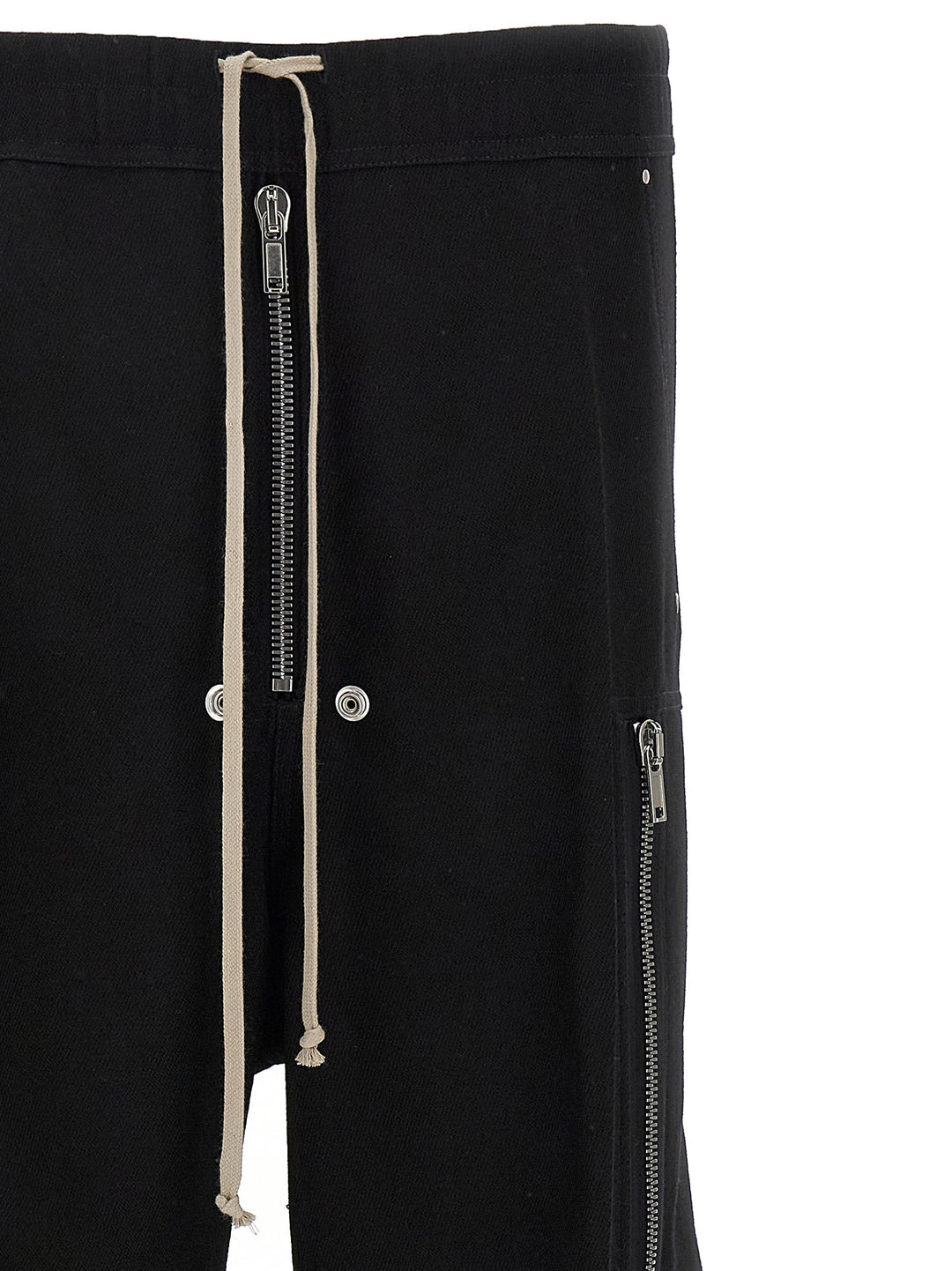 Rick Owens sorte cargobukser i ull