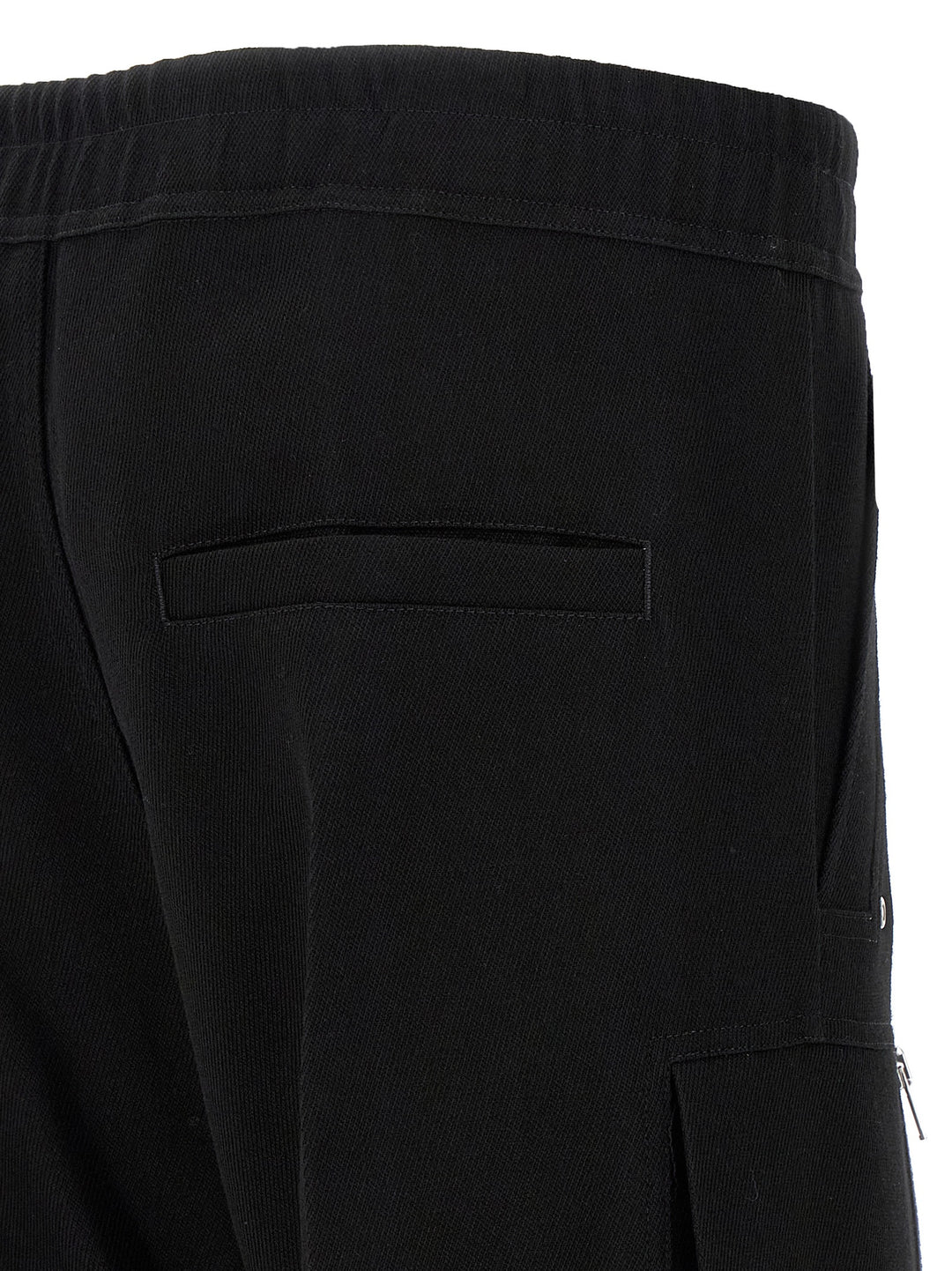 Rick Owens sorte cargobukser i ull