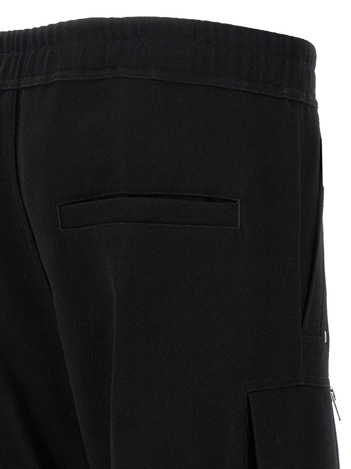 Rick Owens sorte cargobukser i ull
