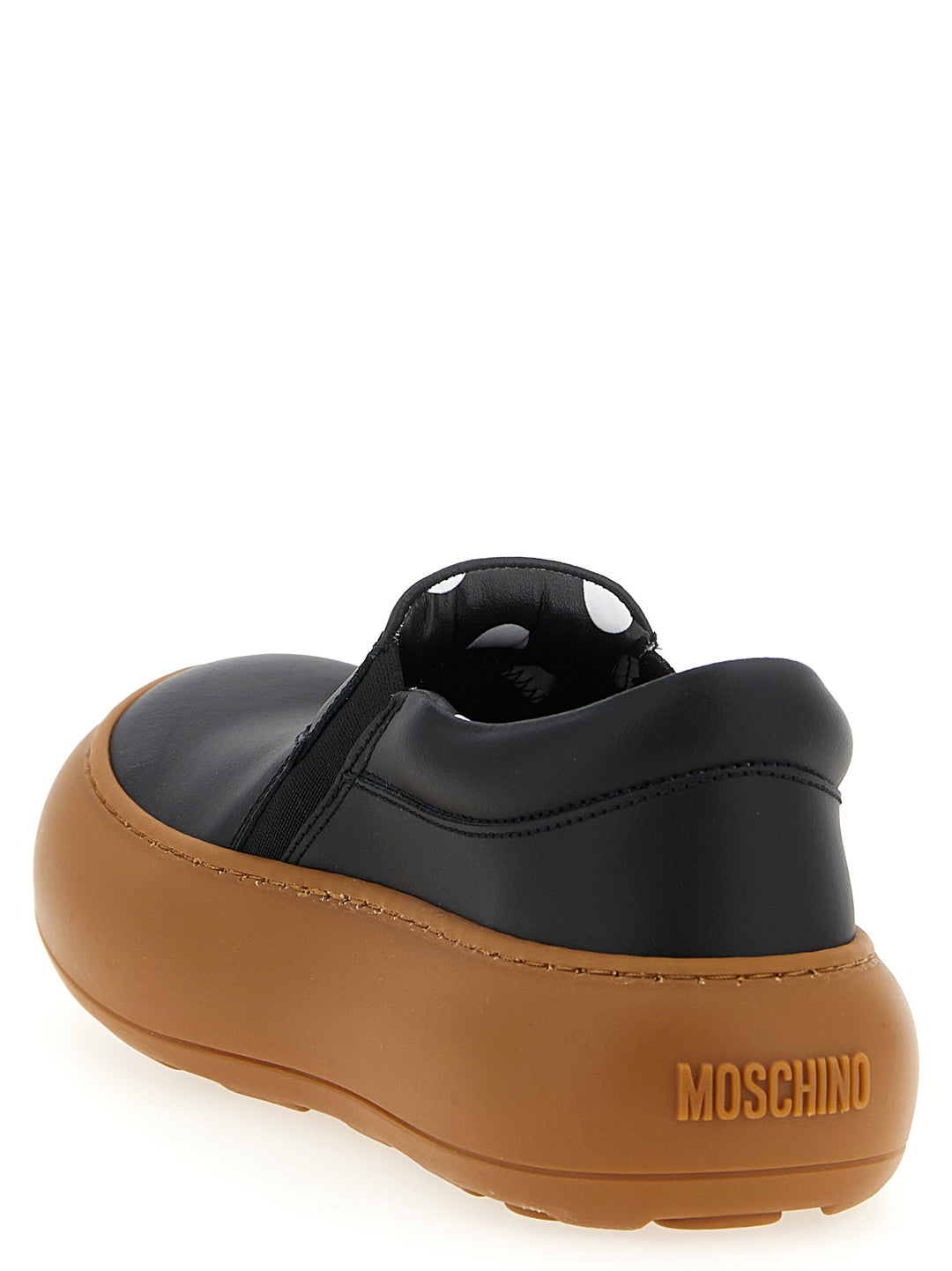 Moschino tykke sneakers i sort skinn