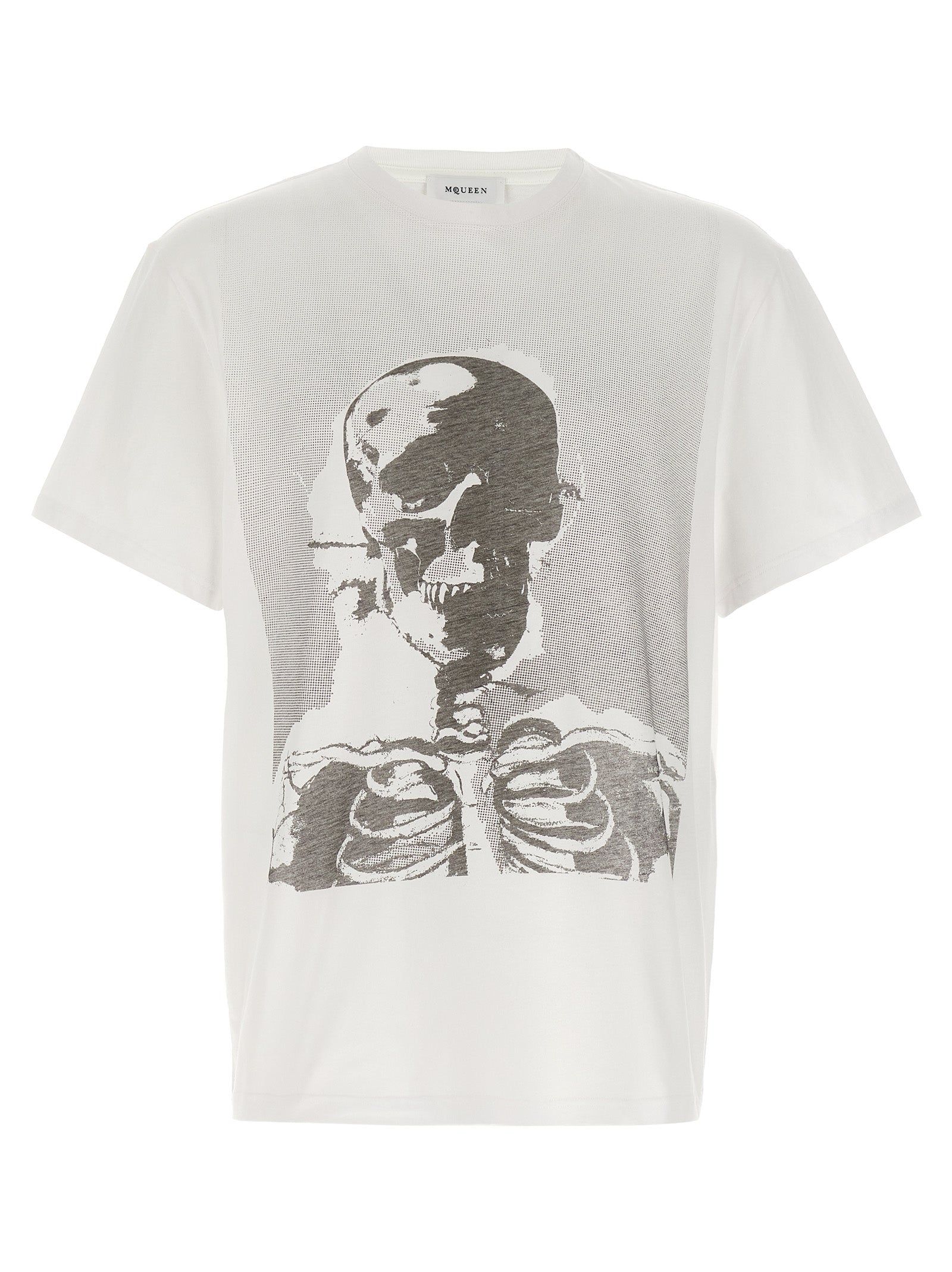 Alexander McQueen Bicolor Cotton T-Shirt