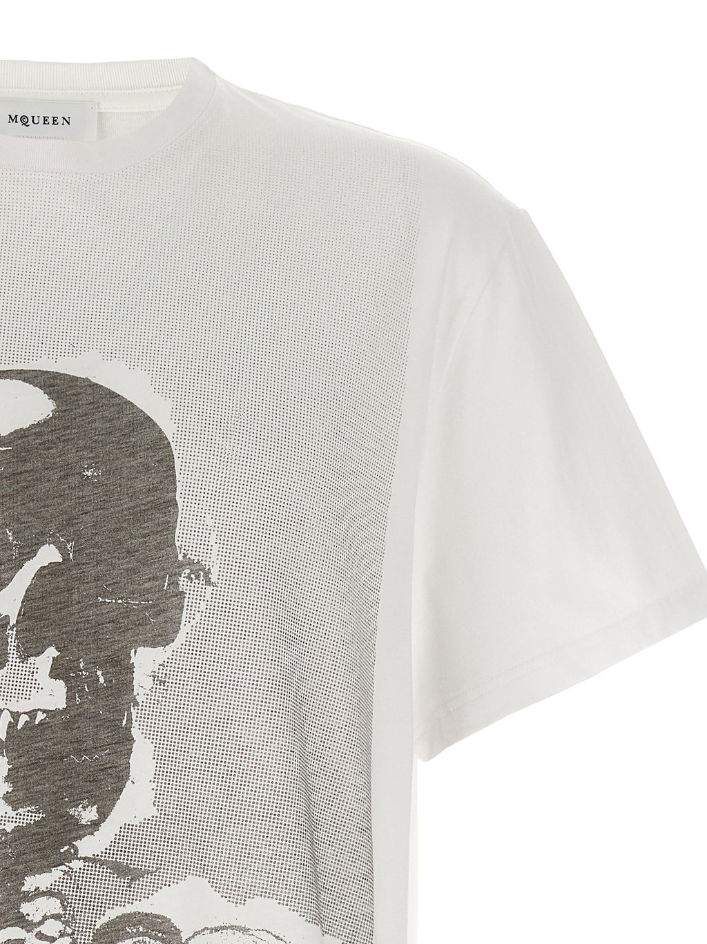 Alexander McQueen Bicolor Cotton T-Shirt