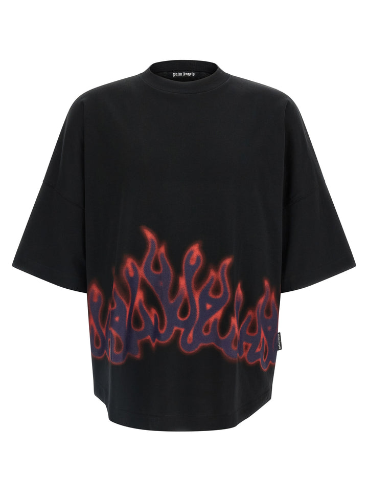 Palm Angels svart bomulls-T-skjorte