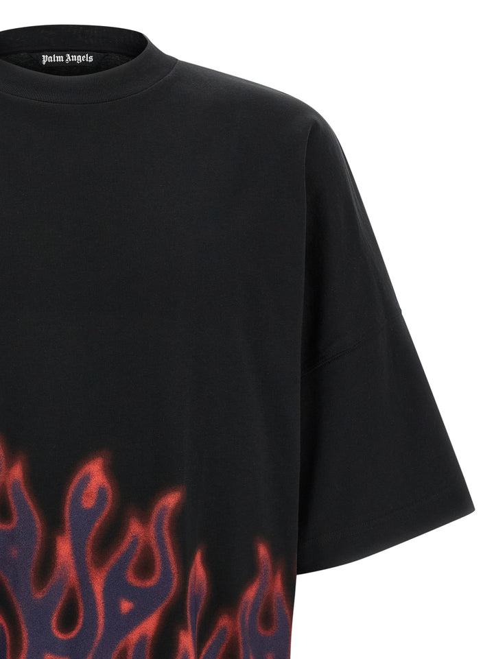 Palm Angels svart bomulls-T-skjorte