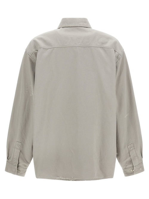 Balenciaga Gray Cotton Blouse
