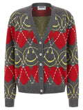 Moschino Multicolor Wool Cardigan
