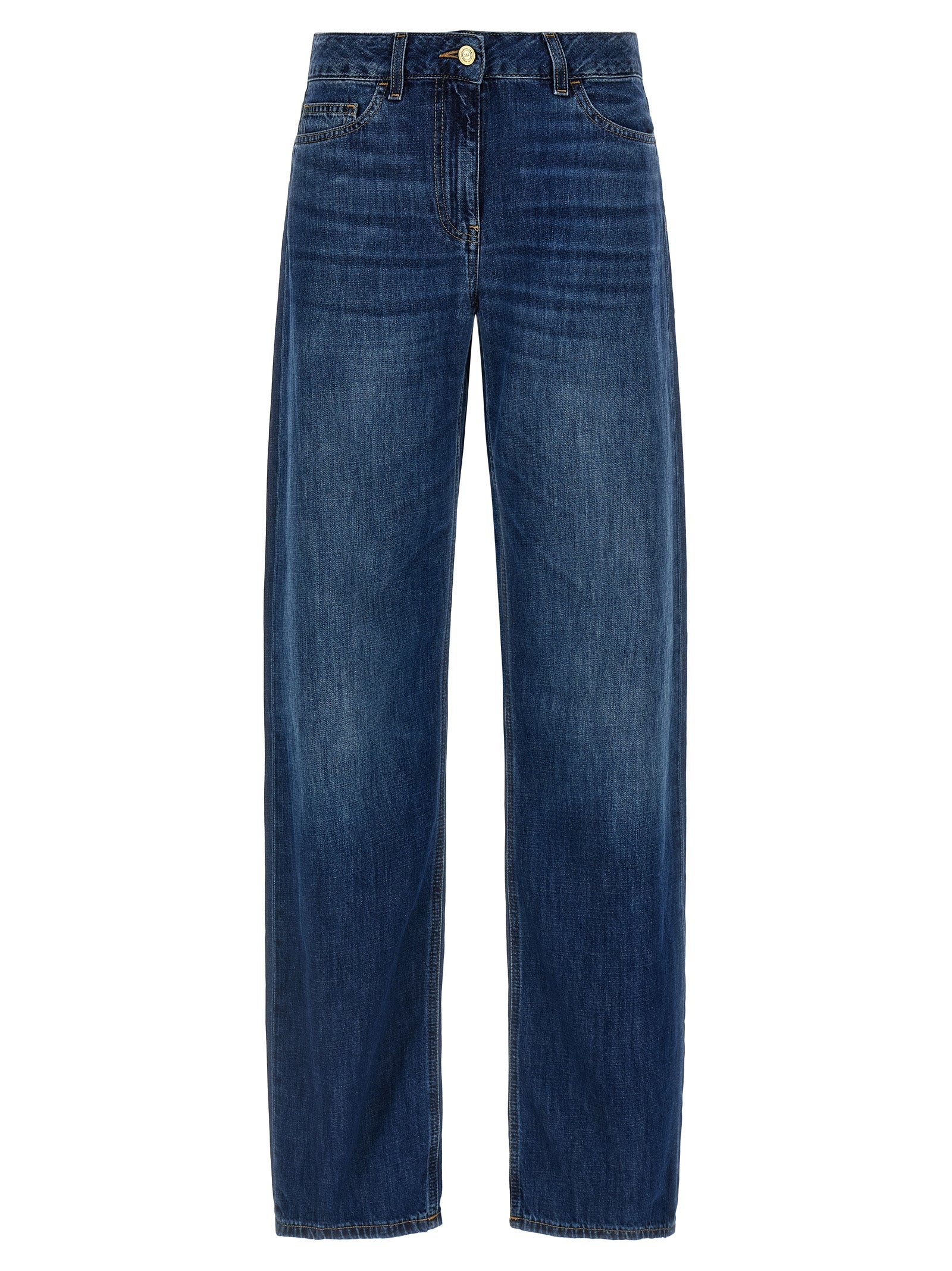 Blue Cotton Jeans Denim