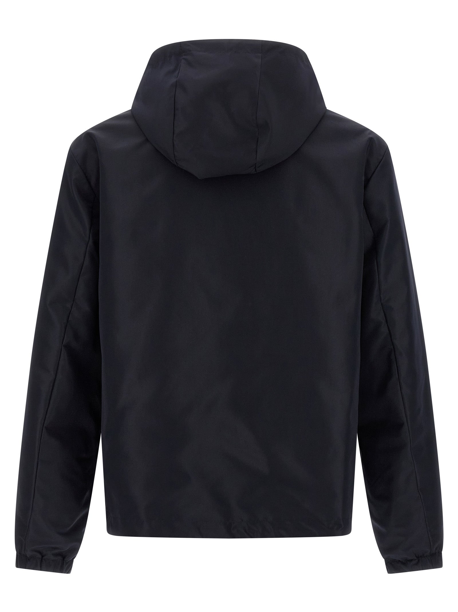 Blue Polyester Shell Jacket