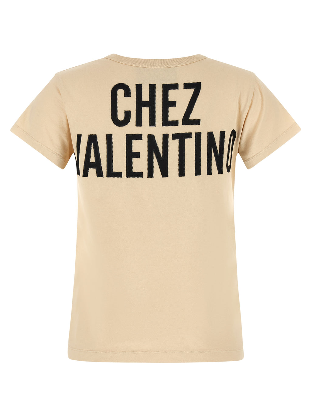 Valentino Garavani Beige Cotton T-Shirt
