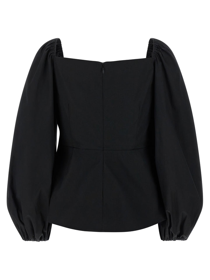 Carolina Herrera svarte bomullstanktopper