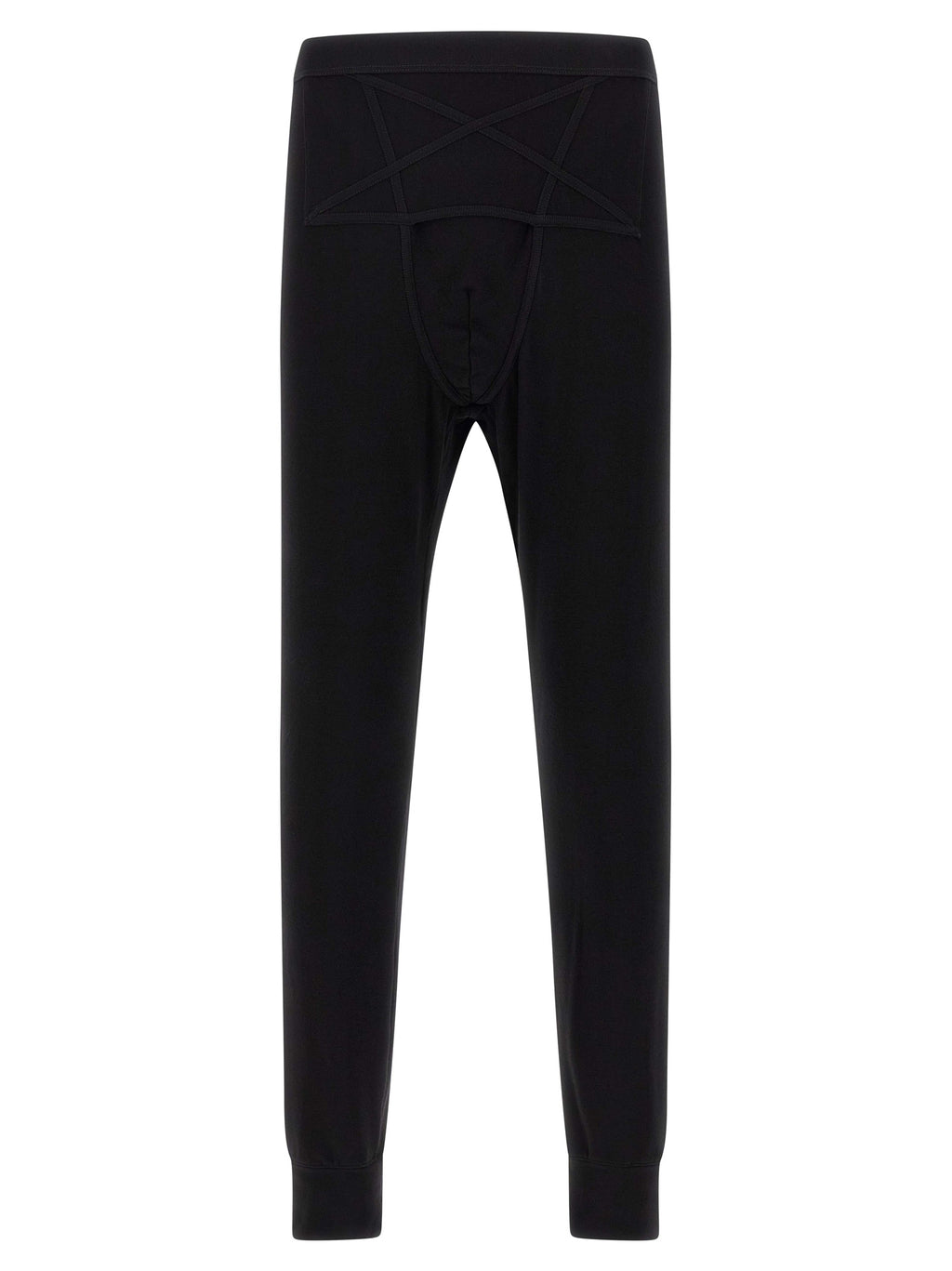 Rick Owens Black Wool Leggings