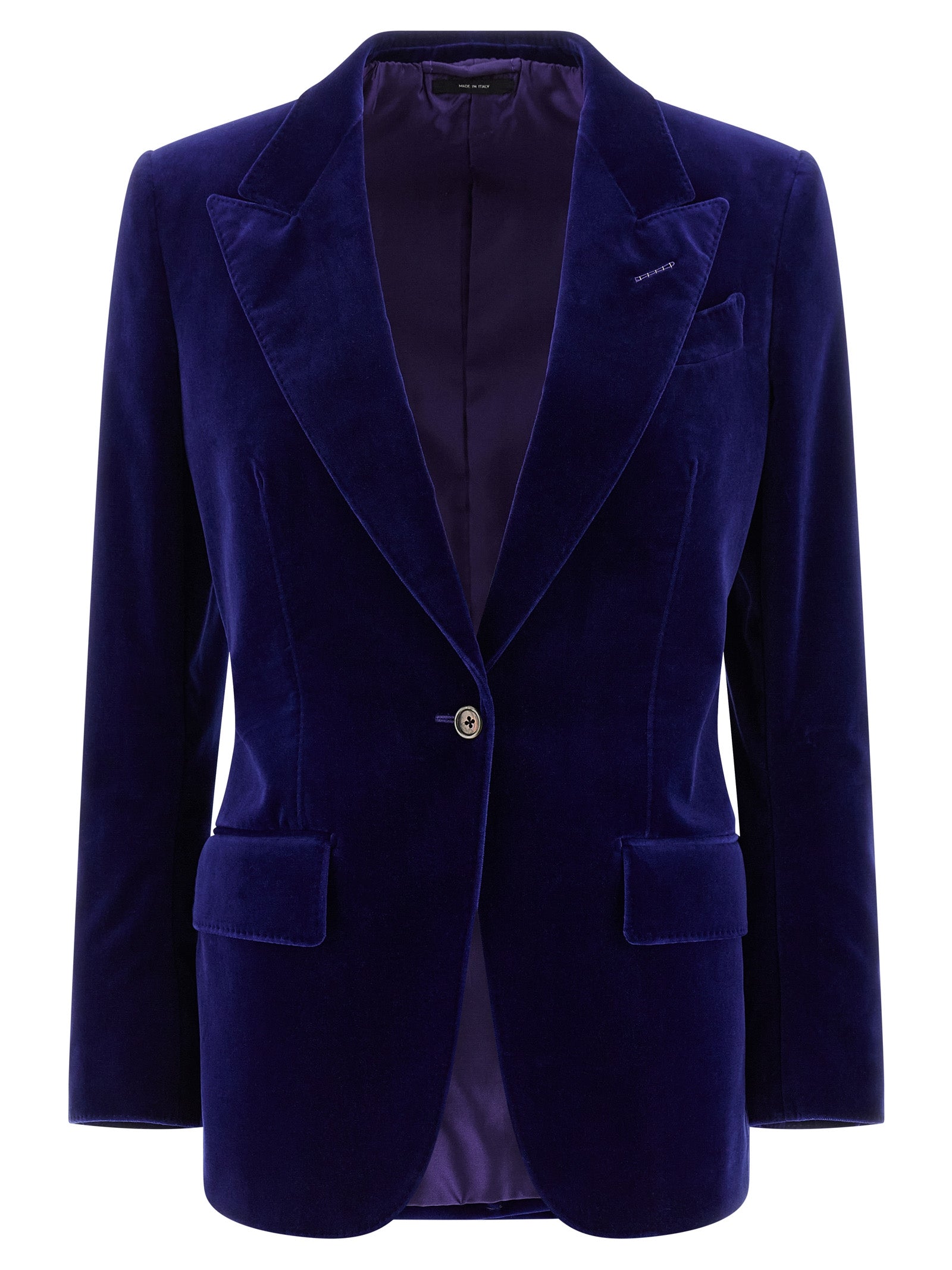 Blue Cotton Blazer