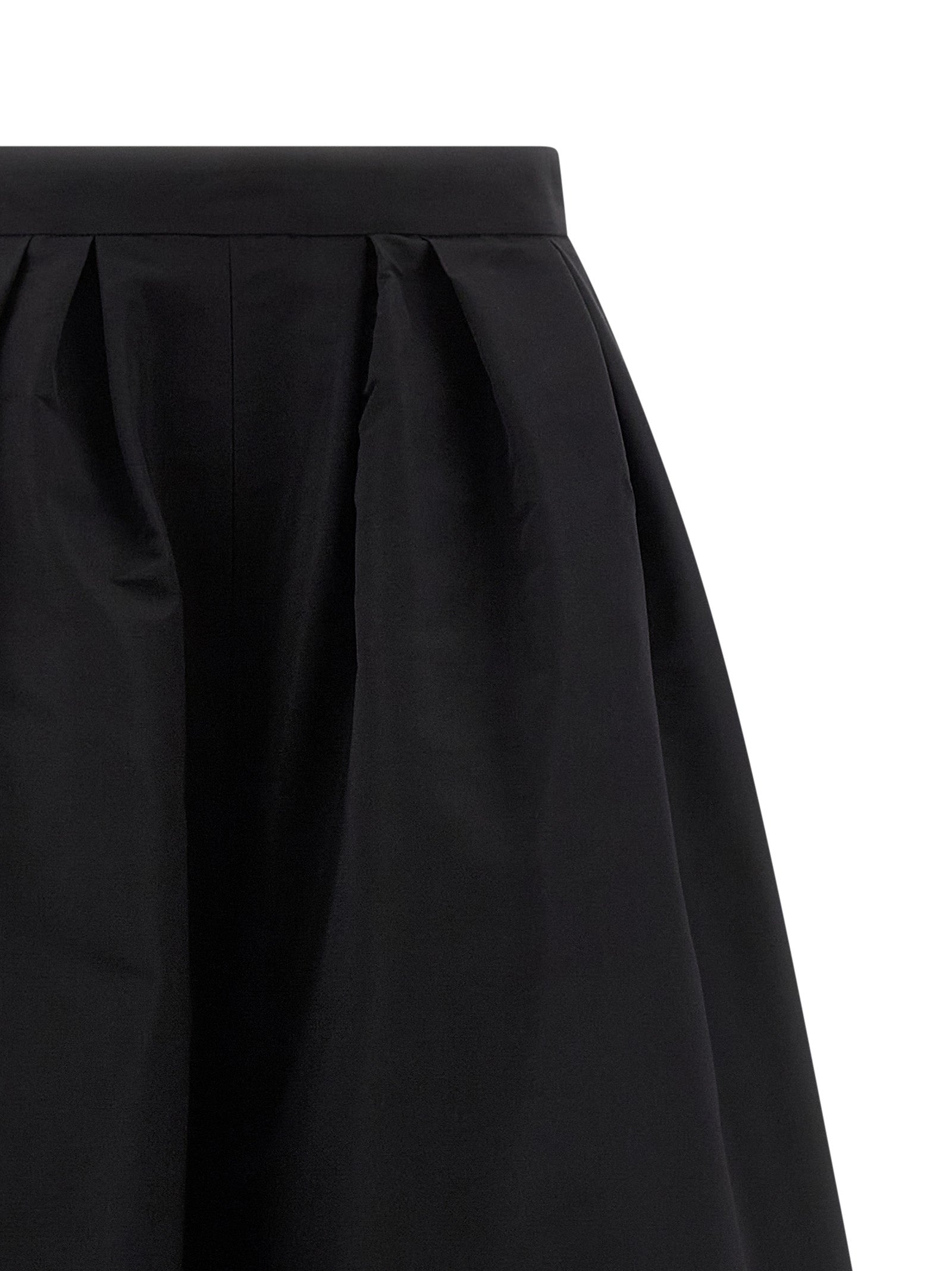 Black Silk Casual Pants