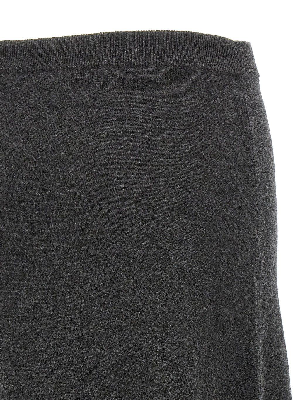 Balenciaga Gray Wool Mini Skirt