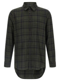 Saint Laurent Bicolor Cotton Blouse