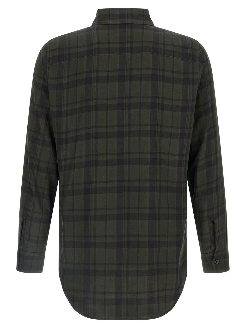 Saint Laurent Bicolor Cotton Blouse