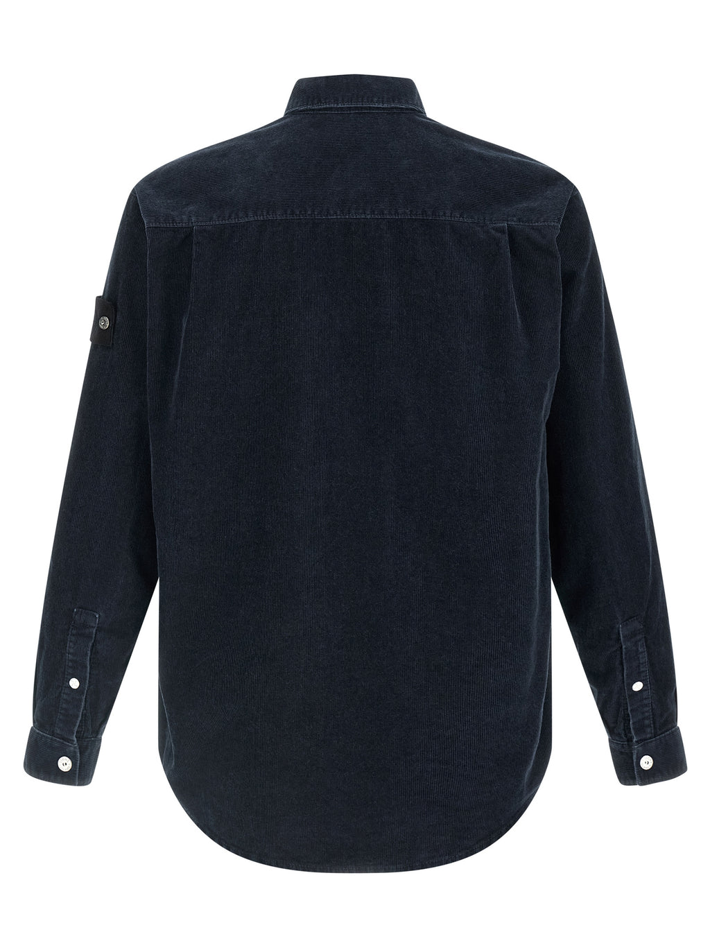 Stone Island Blue Cotton Blouse