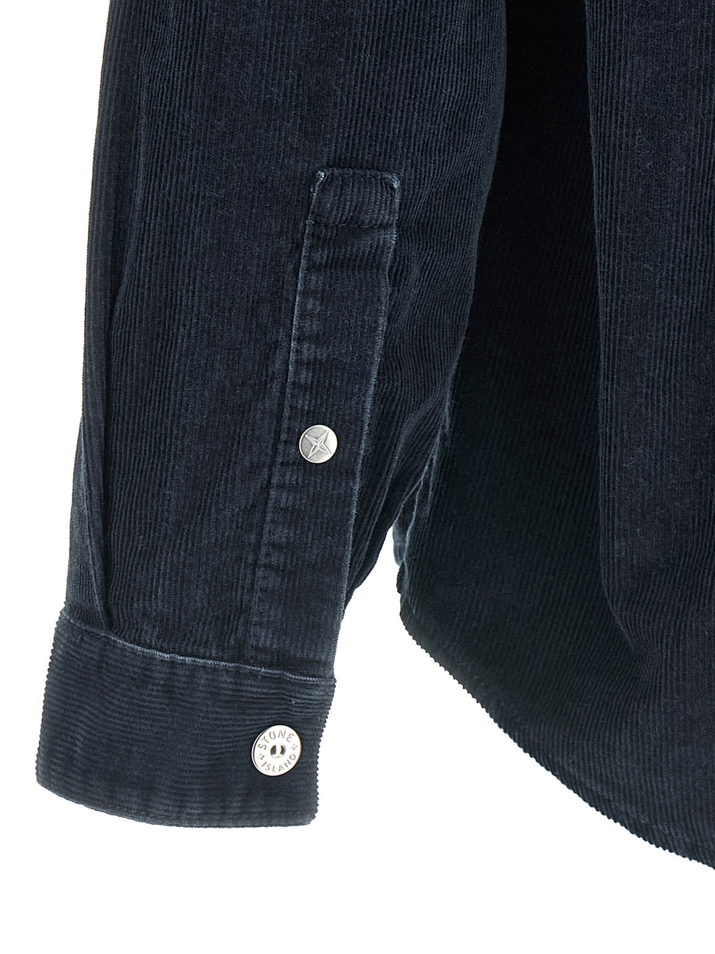 Stone Island Blue Cotton Blouse