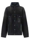 Balenciaga Black Cotton Denim Jacket