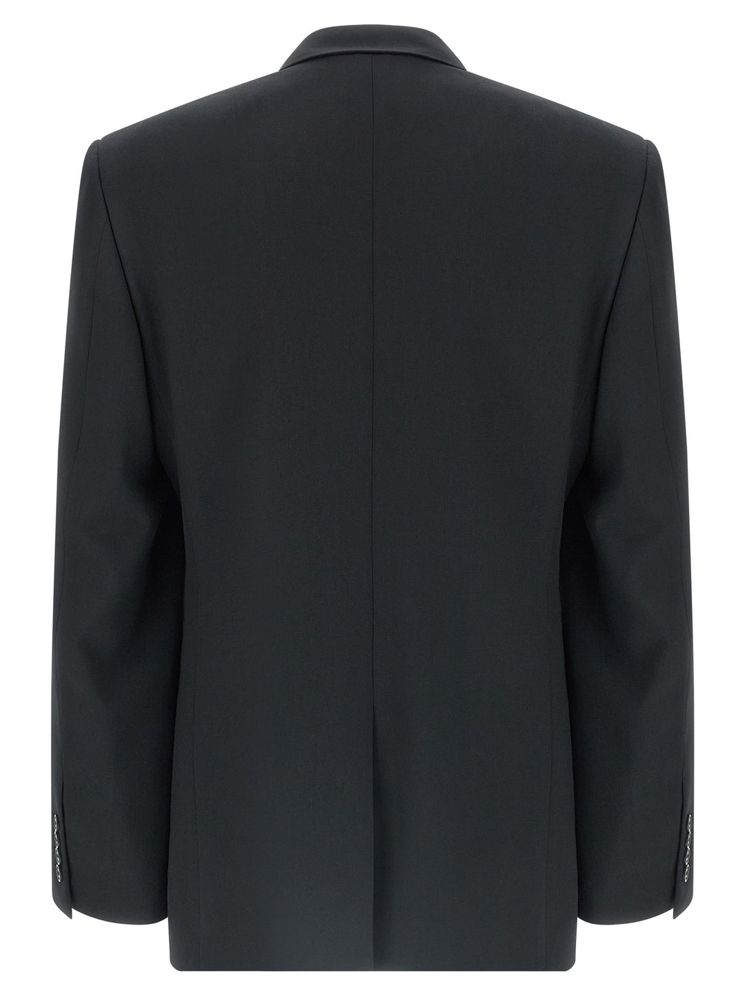 Balenciaga sort blazer i ull