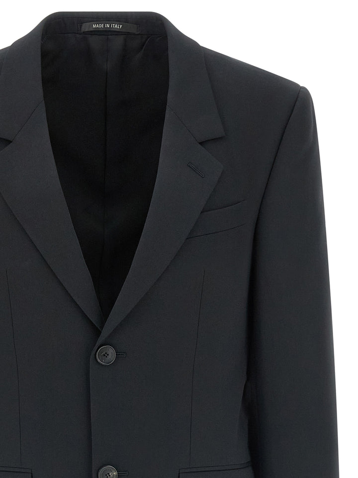 Balenciaga sort blazer i ull