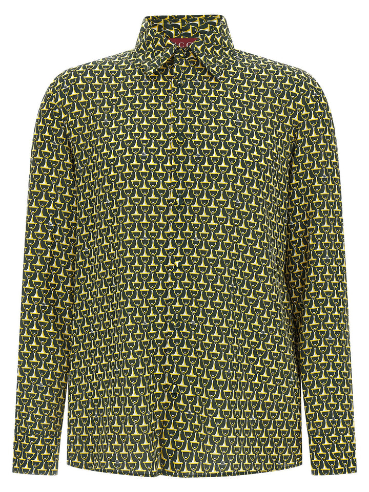 Gucci tofarget silkebluse