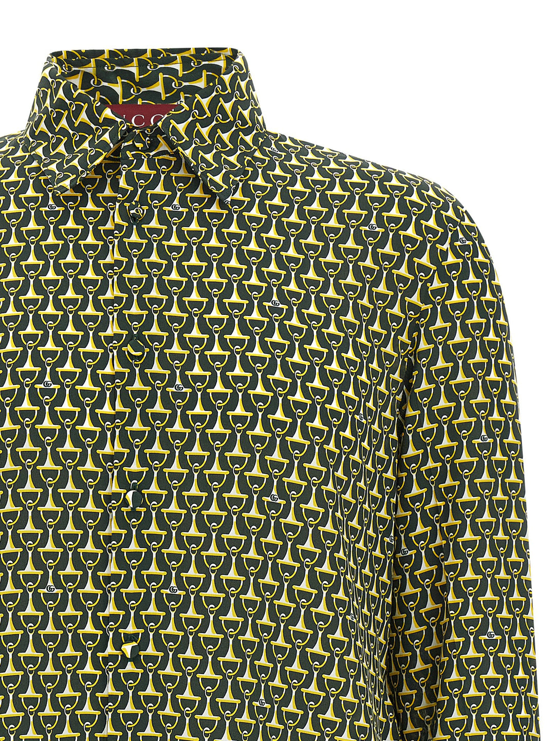 Gucci tofarget silkebluse