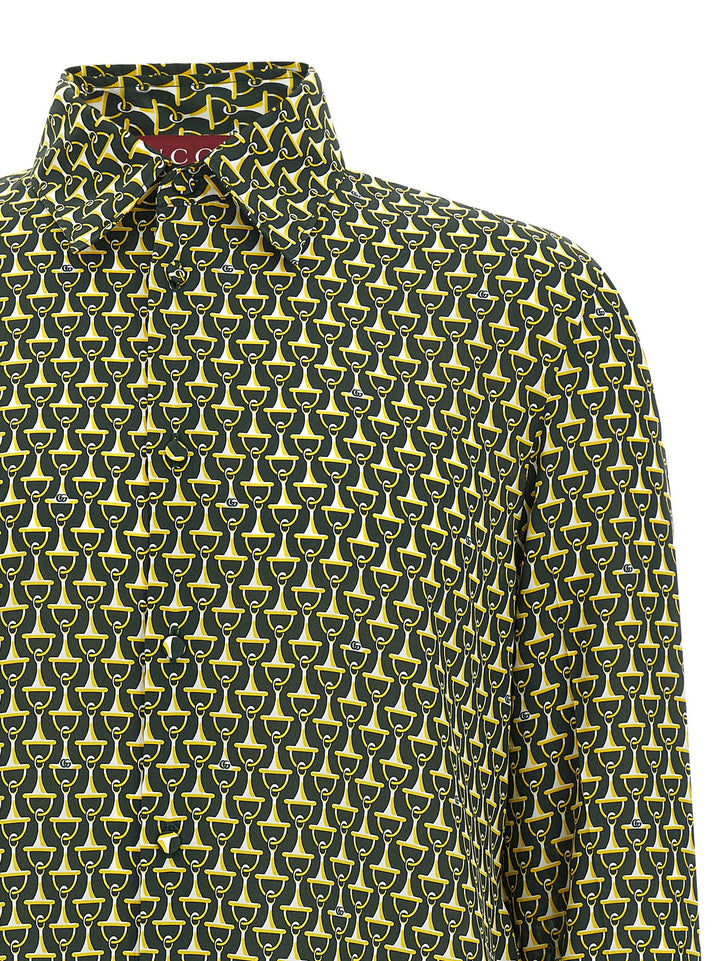 Gucci tofarget silkebluse