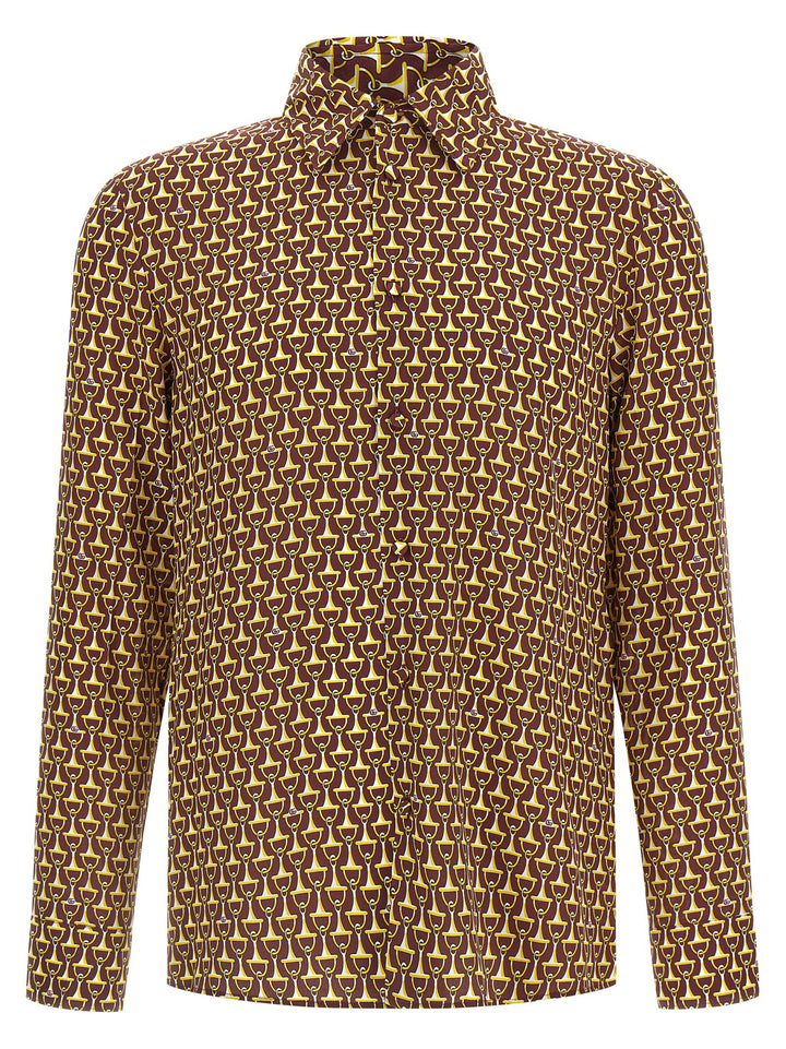 Gucci Flerfarget Silkebluse