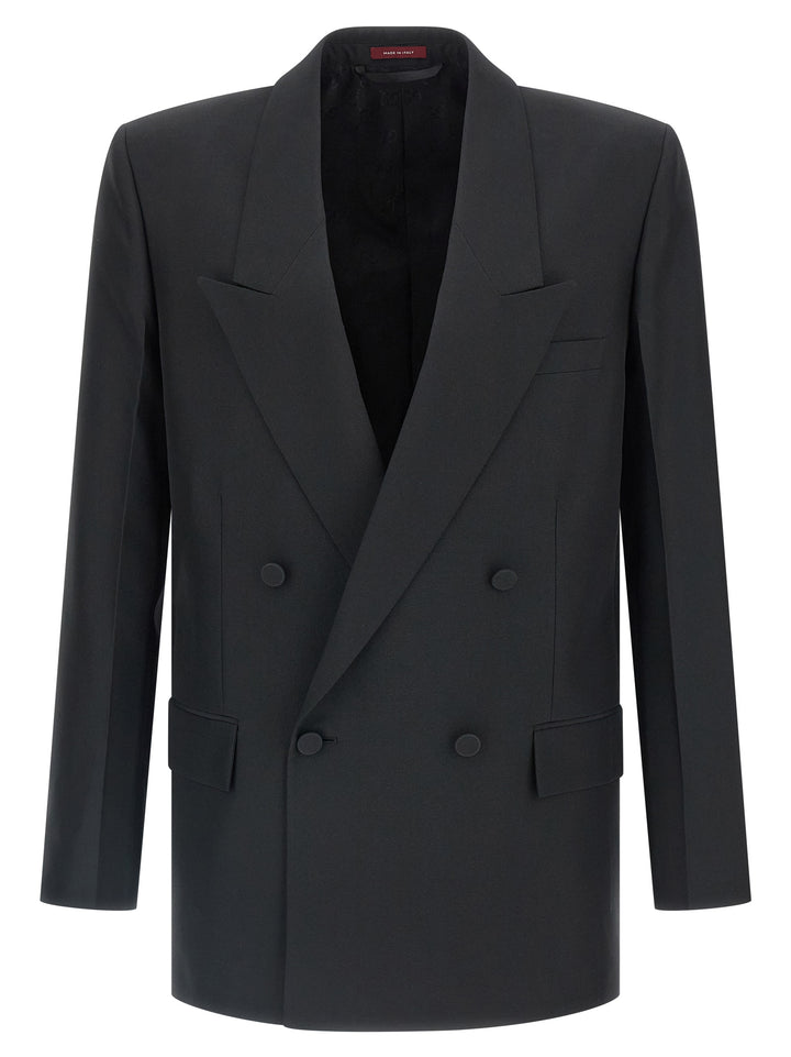 Gucci sort polyesterblazer