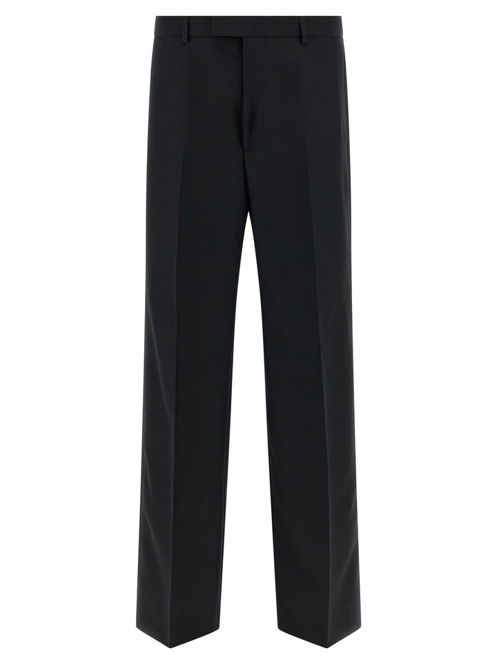Gucci svarte dressbukser i polyester