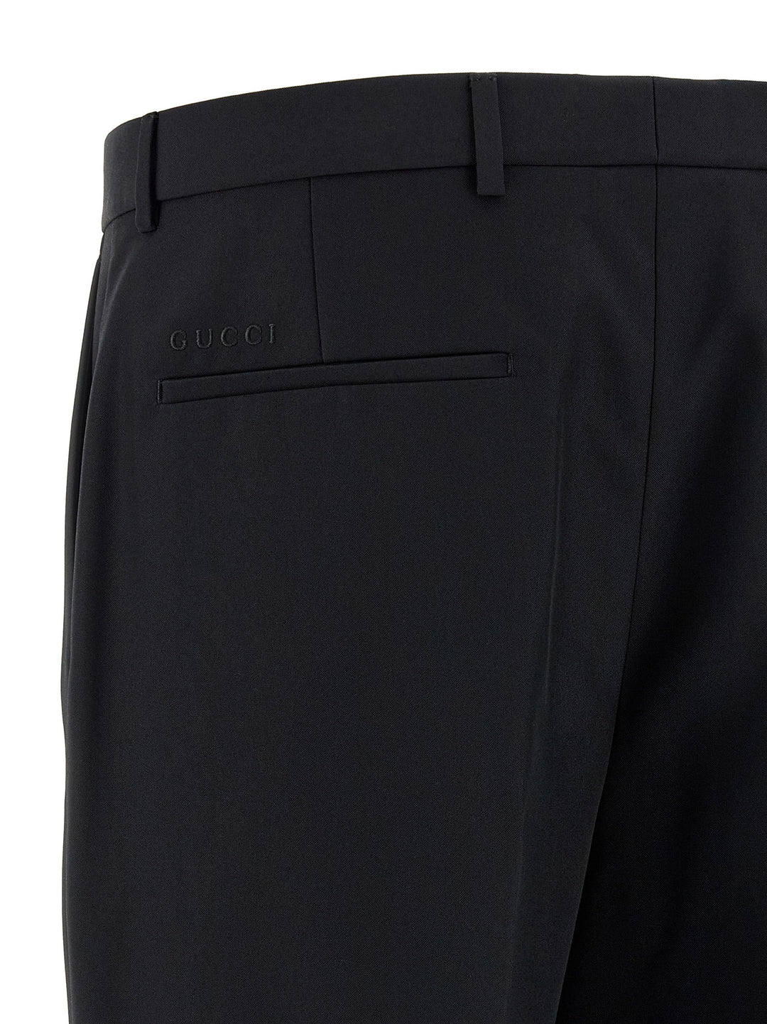 Gucci svarte dressbukser i polyester