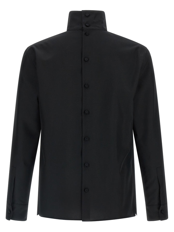 Gucci svart polyesterbluse