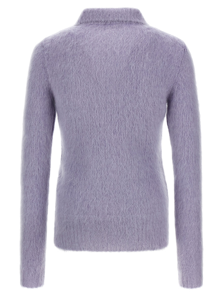 Gucci lilla cardigan i ull