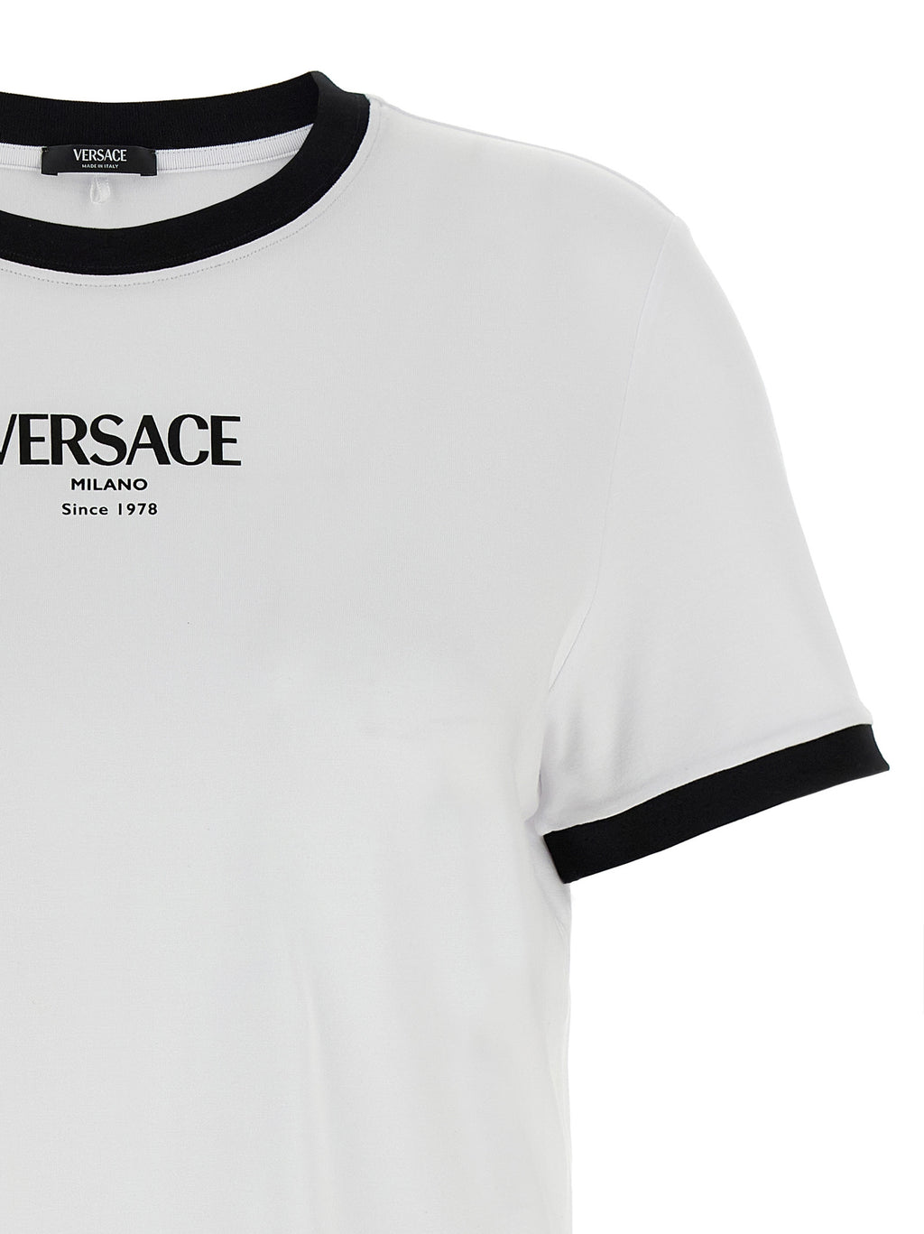 Versace Bicolor Viscose T-Shirt