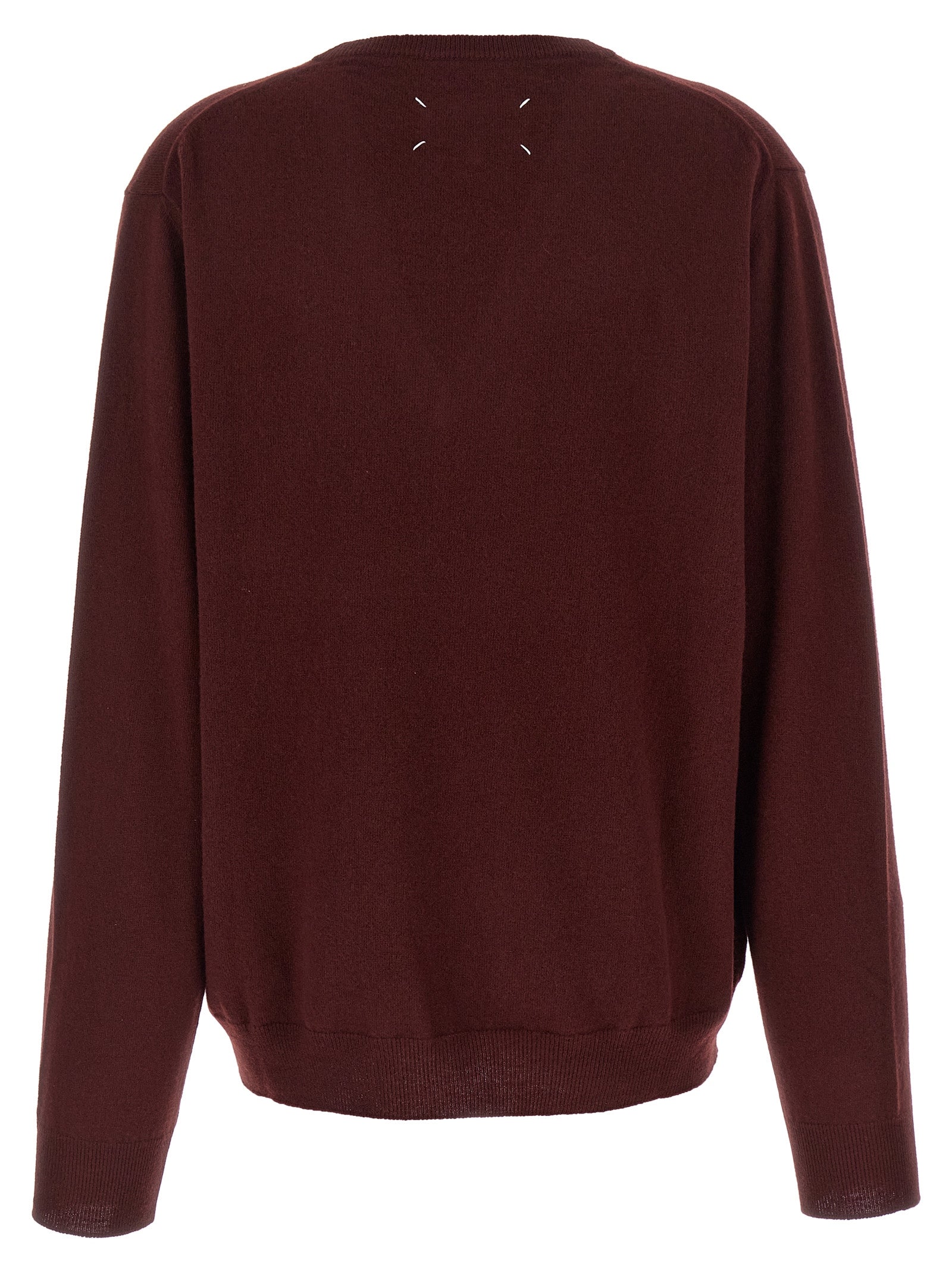 Bordeaux Virgin Wool Cardigan