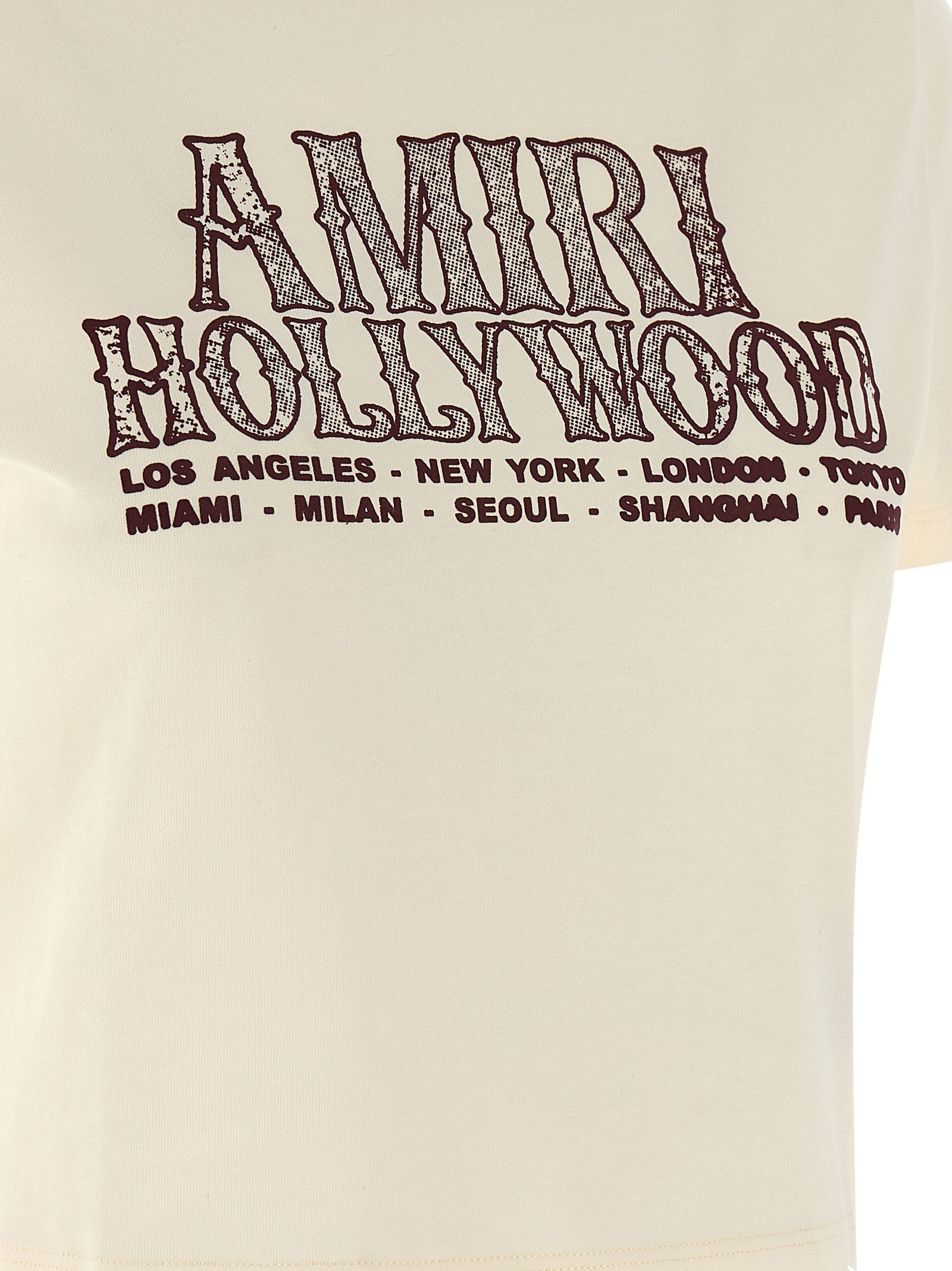 Amiri White Cotton T-Shirt