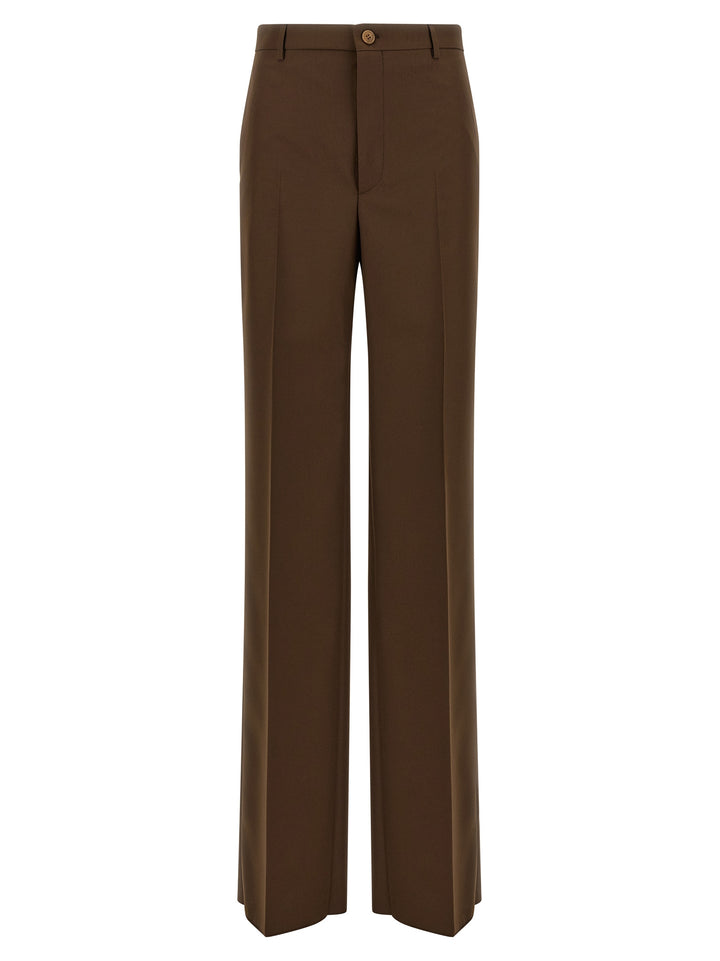 Gucci brune dressbukser i polyester